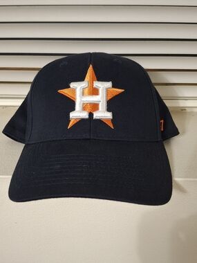 Houston Astros Navy Blue Cap with Orange Star and White H Logo